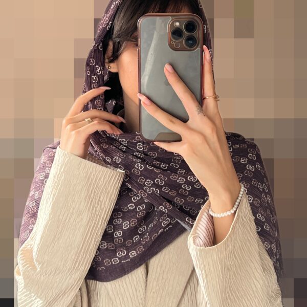 شال پلیسه گوچی